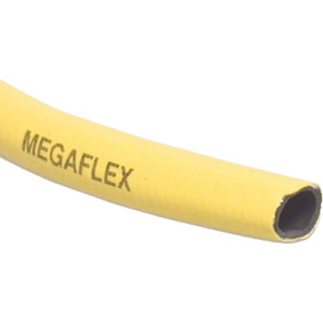 Megaflex PVC-Wasserschlauch 3/4 Zoll (innen-Ø 19 mm) x 50 m Länge, max. 8 bar, gelb (1/2)