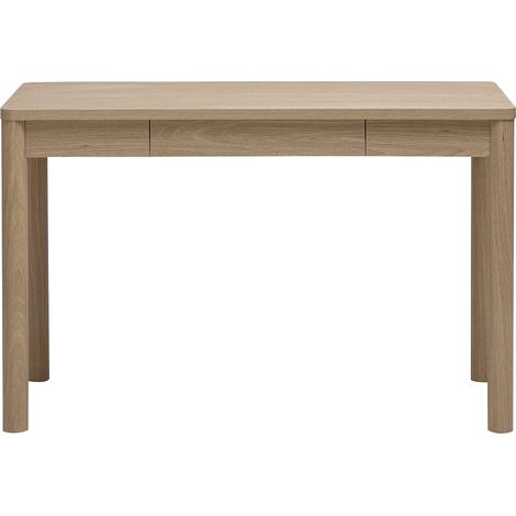 Scrivania con cassetto finitura legno chiaro rovere L120 cm IZZIE (1/5)