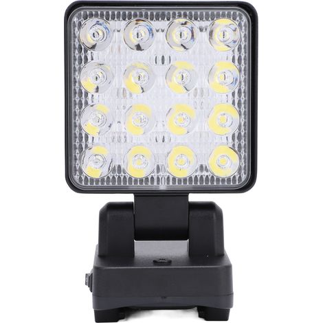 Lampe de travail LED 11-15W 1200-1500LM, 3 vitesses, sortie USB TYPE C, sans fil, pour PARKSIDE X20V TEAM, batterie 20V (1/5)