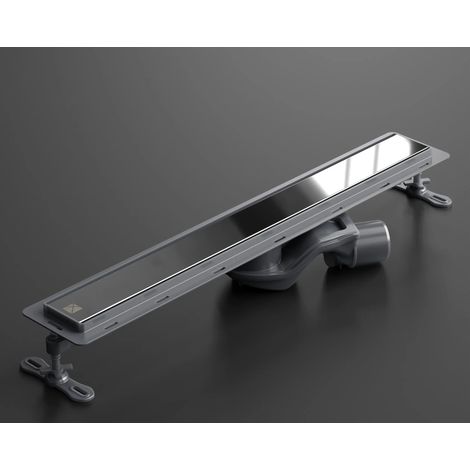 Bonde linéaire, noir brillant Siphon à 360° 61 l/min 60 cm (1/5)