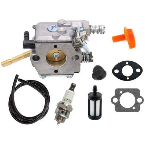 Carburatore di ricambio compatibile con decespugliatori Stihl FS48 FS52 FS66 FS81 FS106 – Modello WT-45, componente adattabile per motori a 2 tempi, facile manutenzione, prestazioni di lunga durata. (1/5)