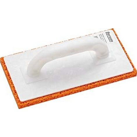 Llana en plástico en espuma rígido, completa con revestimiento, dimensiones : 280 x 140 mm, Modelo caucho spongieux