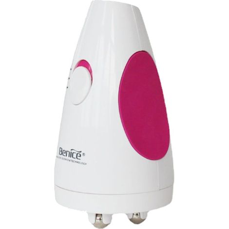 Rouleau de Massage Visage Électrique Raffermissant Anti-Âge - Appareil de Lifting et Amincissement Facial Blanc (1/5)