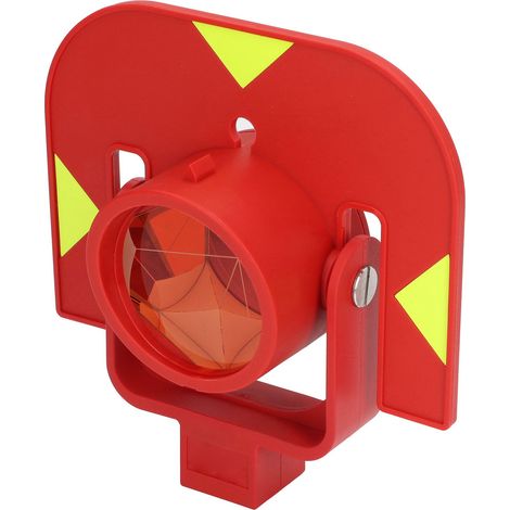 K9-Optikglas-Einzelprisma für Totalstationen, hochpräzise, rotes Ersatz-Einzelprisma für Leica Totalstationen (1/5)