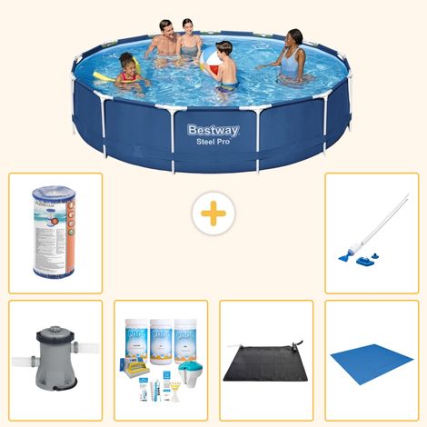 Bestway Bestway Steel Pro Ronde - 396x84 cm - 7-pièces  S22110