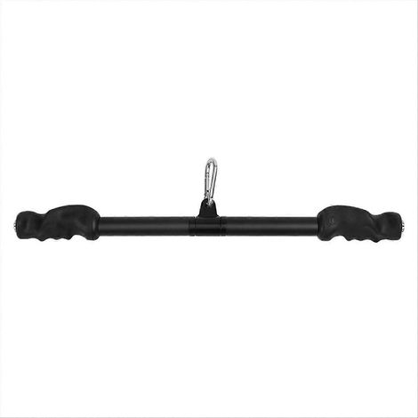 Barre droite rotative pour tirage vertical, accessoire pour machine de musculation à domicile (1/5)