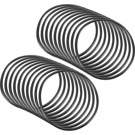 40x36x2mm Nitrile Rubber O-Rings 20 Pieces Round Black (1/5)