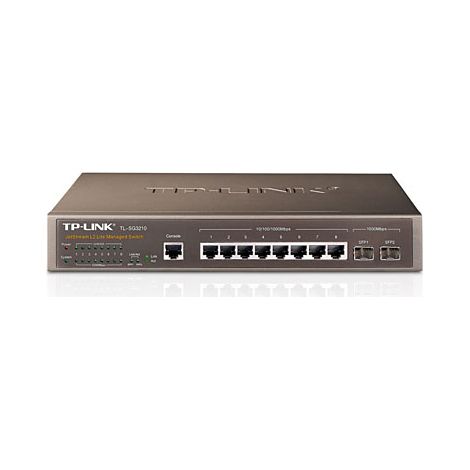 TP-Link JetStream TL-SG3210 switch Gestionado L2/L3 Gigabit Ethernet (10/100/1000) 1U Negro