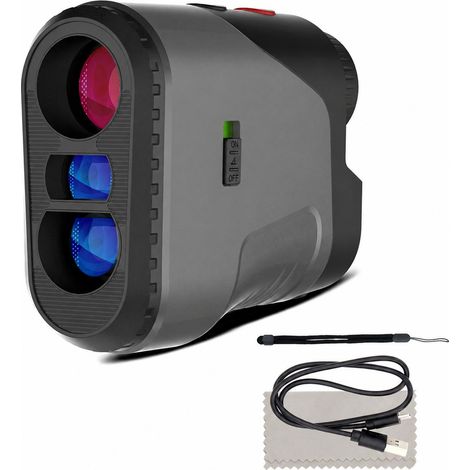 Golf-Laser-Entfernungsmesser mit hintergrundbeleuchtetem LCD-Bildschirm – 6,5-fache Vergrößerung, präzise Messung ±0,5 m für Jagd und Outdoor-Sportarten (1/5)
