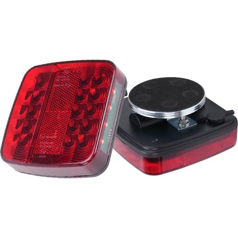 Warning light, car magnetic rechargeable wireless LED trailer light, truck/van waterproof taillight (1/3)