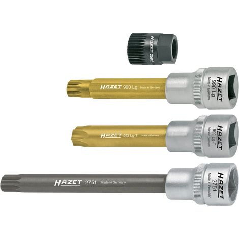 HAZET Keil(rippen)riemenscheibe-Werkzeug 4641/4 Vierkant hohl 12,5 mm (1/2 Zol (1/3)