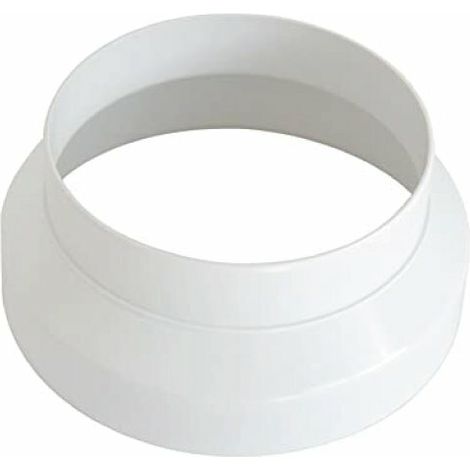 EDIL PLAST - LA VENTILAZIONE CONO DI RIDUZIONE F/M IN ABS DA DN. 150 A 121 MM. BIANCO CRC150B (1/6)