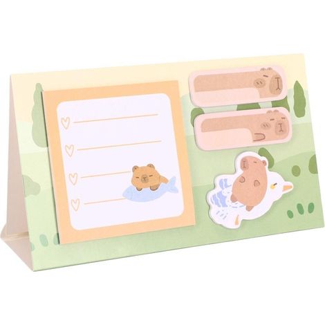 Capybara mit Fischklebenoten