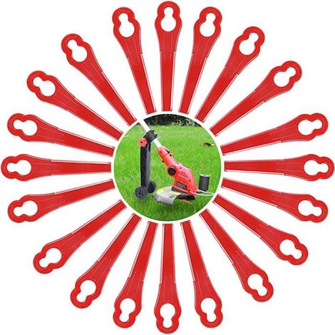 Rasierklingen - Nicht spezifiziert - 100er Pack - ABS - 83mm Länge - Rot