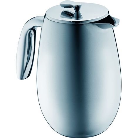 Bodum Columbia Caffettiera in acciaio opaco, 1 litro (1/4)