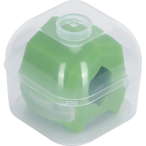Boule d'entraînement en silicone pour le visage - Exercice de raffermissement de la mâchoire et affinement du visage - Vert (1/5)