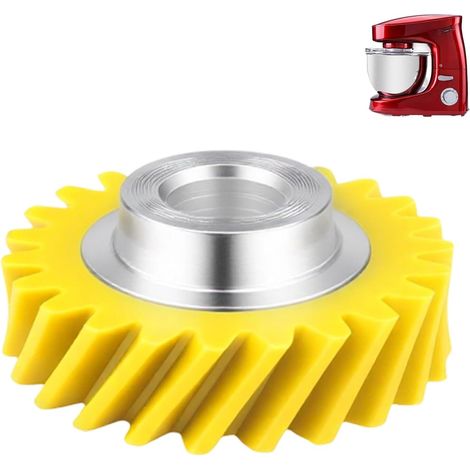 Schneckengetriebe W10112253 - 1 Stück - Kunststoff und Metall - Für KitchenAid Küchenmaschinen mit Schüsselheber und Kippkopf (1/5)