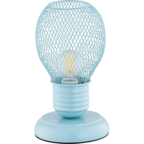 Veilleuse enfant bleu clair ampoule E14 10W Alfa (1/2)