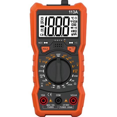 Multimètre numérique RM113A avec rétroéclairage aimanté (1/5)
