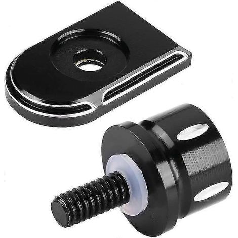 boulons noirs pour selle arrière de moto - Montage par pression, (1/4)
