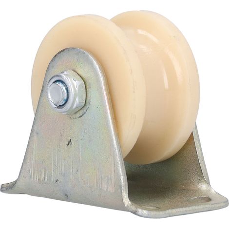 Roulette en U de 50mm pour câble acier renforcé, support 2.5mm, accessoire levage industriel