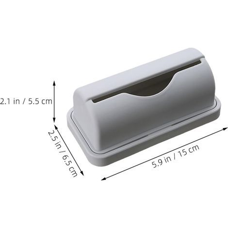 Distributeur De Poubelles De Cuisine 2 Pièces Boîte De Rangement Facile À Retirer sans Perçage Montage Mural Peu Encombrant (1/4)