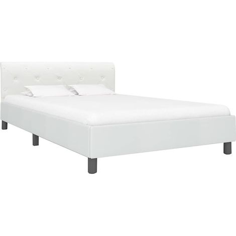 Maison Exclusive - Giroletto Bianco in Similpelle 140x200 cm (1/5)