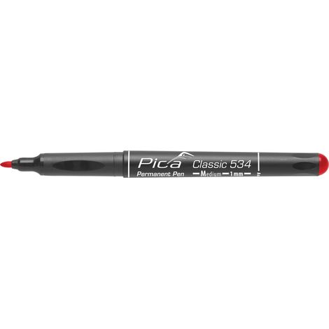 Pica permanent-pen m , 1,0mm red (1/3)