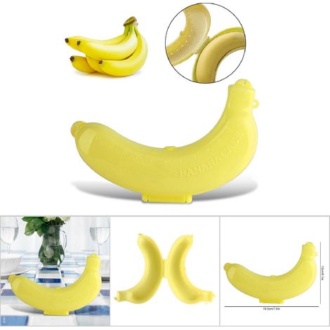 Bunte Bananen-Lunchbox – Praktischer Obstschutz (1/5)
