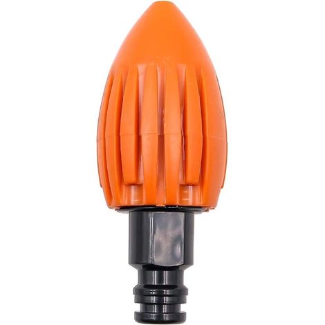(Orange) Abflussreinigungsdüse, Wasserlanze, Schnellanschlussdüse zur Rohrreinigung