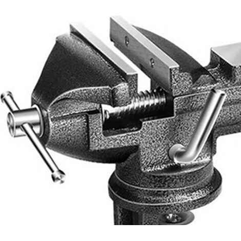 Étau d'établi et de table pivotant 360° ouverture 73 mm largeur 80 mm/3.15in acier moulé serre-joint outil de serrage 1.81 kg/3.99 lb (1/5)