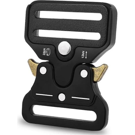 Lot de 2 boucles de ceinture, clips métalliques de 2,5 à 30 cm pour colliers, harnais et sacs à dos pour chiens (Lug-Good-FFY). (1/5)