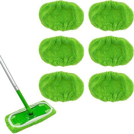 2 Pièces de Serpillière Réutilisable pour Nettoyeur à Plancher - Tampon de Remplacement (1/5)
