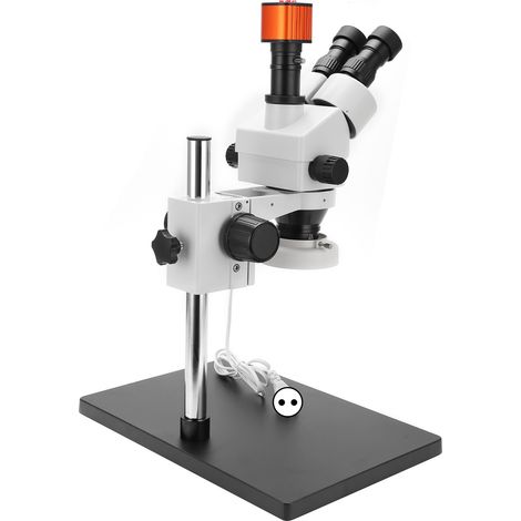 Kit de microscope stéréoscopique 7X-45X avec caméra numérique USB 24 MP pour la réparation et le soudage AC100-240VEU (1/5)