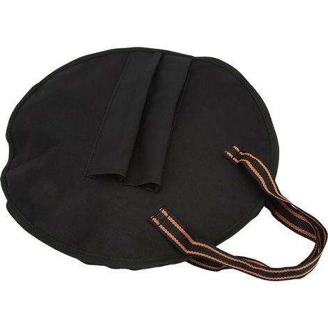 Étui de transport pour batterie portable en tissu Oxford résistant, housse de protection rayée noir et jaune pour instruments de percussion (1/5)