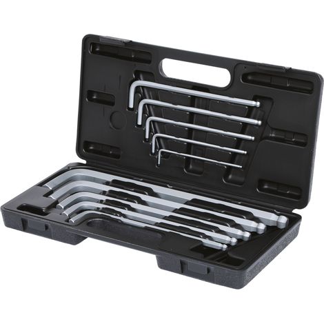 KS Tools Kugelkopf-Innensechskant-Winkelstiftschlüssel-Satz,XL,10-tlg (1/3)