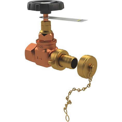 Kemper Entleerungsventil aus Rotguss, Figur 185 07, DN 15, 1850701500