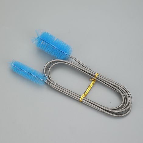 Lot de 2 brosses de nettoyage pour aquarium, ressorts en acier inoxydable de 61 pouces, brosse de vidange flexible, , utilisées pour les outils de lavage de cuisine domestique