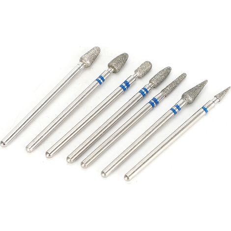 Lime diamantée électrique tête de ponçage manucure embout foret accessoire ongles art N°08 (1/5)