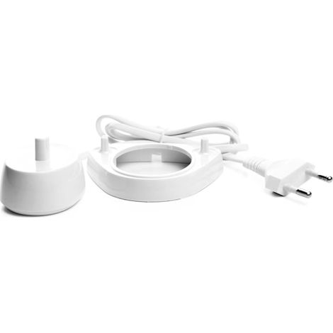 Chargeur pour brosse à dents électrique Oral-B avec support blanc (1/2)