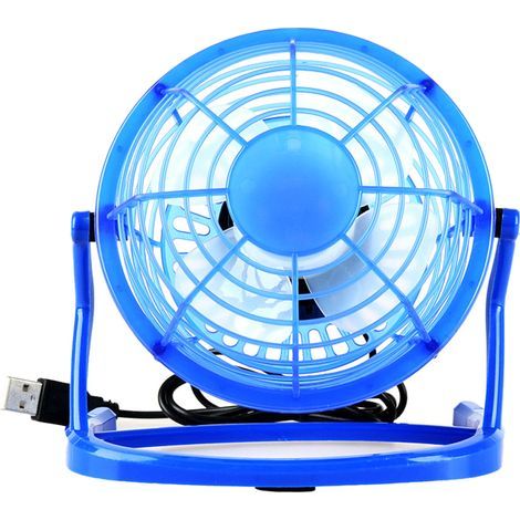 Tischventilator – 15 cm – Metallgehäuse – Verbesserter Luftstrom – 360° neigbar – USB-Anschluss – 1 Stück (1/5)