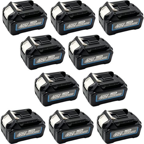 10x Batteries 40V MAX 2Ah Li-Ion Compatible Makita XGT BL4020 BL4025 BL4040 191B26-6 (1/5)