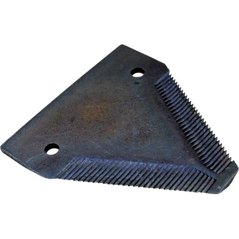 Cuchilla inferior dentada S-82/2.8 76x82.5x2.8 FI-5.5 84429103 365 111 para cosechadora New Holland (1/2)