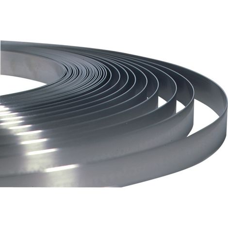 Bande d'acier inoxydable V2A 3/8" – Rouleau de 30m – Bords ronds complets – Pour applications industrielles – Bandimex