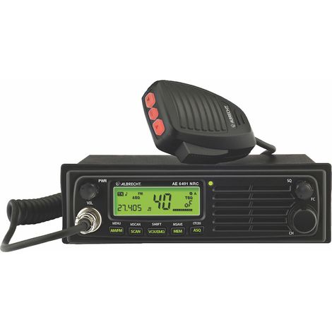 Albrecht Ae 6491 NRC Radio CB de Coche Ae 6491 NRC, CC, 188 mm, 137 mm, 57 mm, LCD, Radio CB de Coche (1/4)