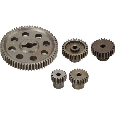 Pignon Métallique Principal Différentiel 64T 17T 21T 26T 29T pour Moteur RC, Pièce pour Camion HSP BRONTOSAURUS 1/10 94111 (1/5)