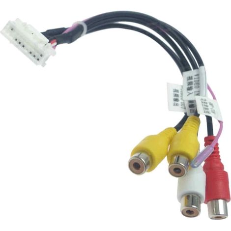 Câble Audio Vidéo RCA - Entrée Caméra de Recul - Entrée Antenne USB/GPS - Compatible Android - Pour Système de Navigation Automobile - Lot de 1 (1/5)