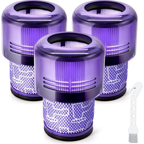 3er-Pack waschbare Ersatzfilter für die Akku-Staubsauger Dyson V11 Animal, V11 Absolute, V11 Torque Drive, V15 Detect und SV14. Ersatzteilnummer: 970013-02 (1/5)
