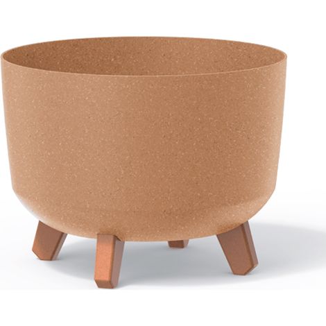 Pot de fleurs bas 6,8L avec pieds amovibles et insert 285 mm, Eco Naturo (1/5)