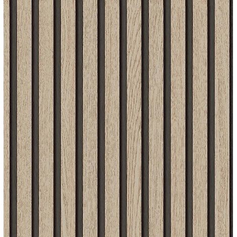 Papier peint autocollant imitation bois à rayures vinyle PVC 44 x 600 cm (1/5)